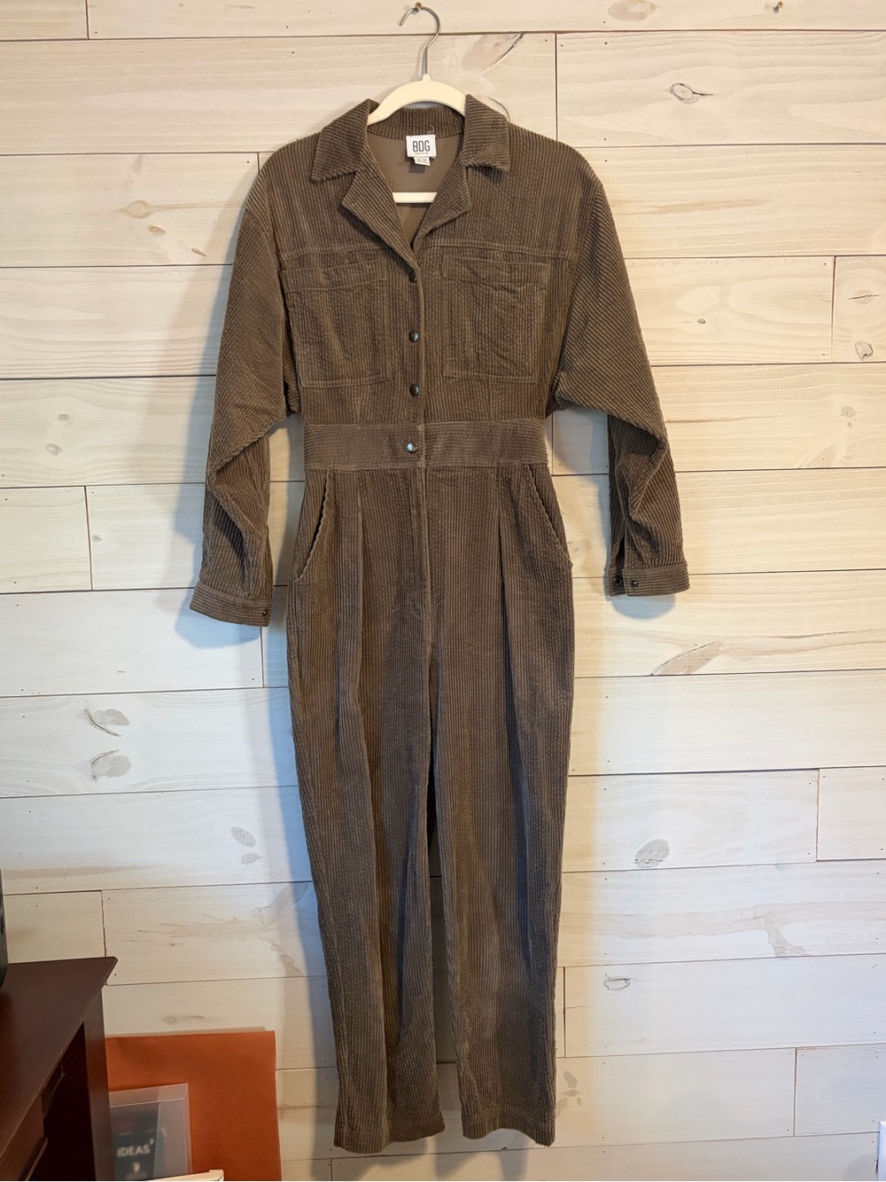 BDG Green Corduroy Boilersuit
